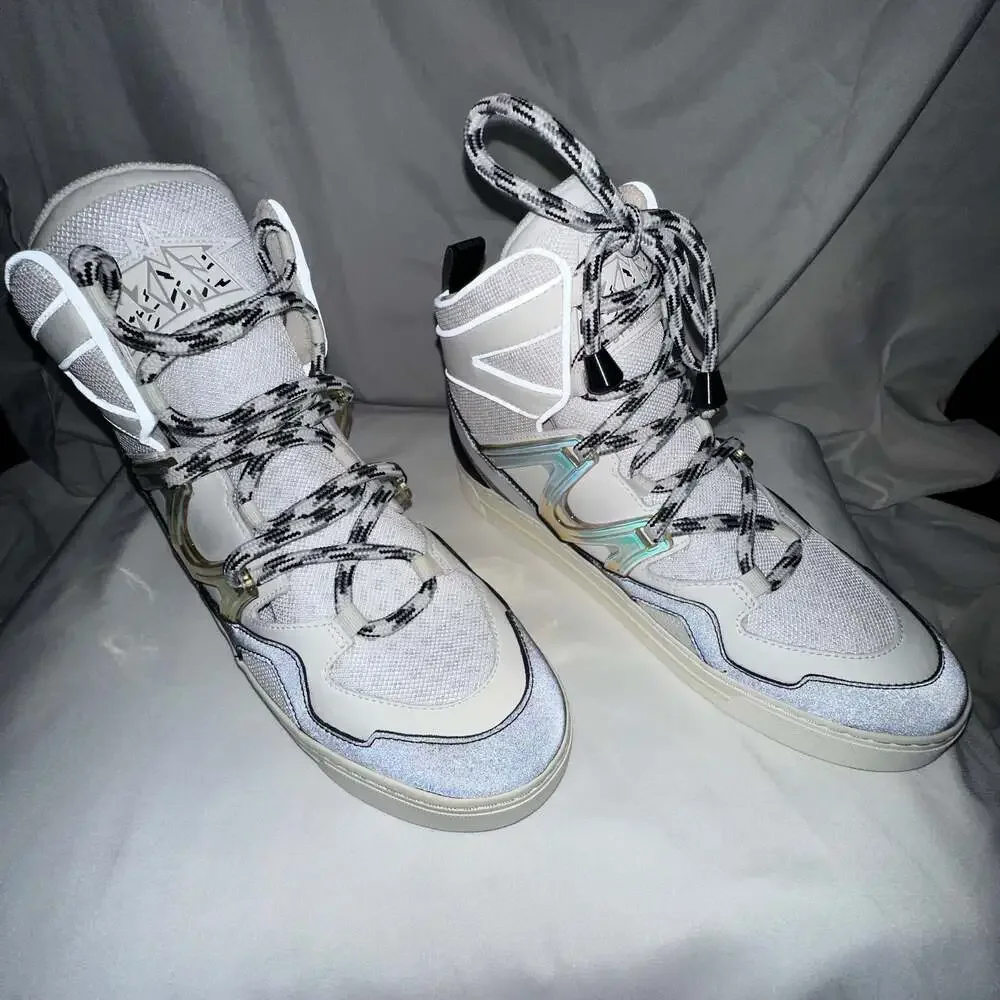 Marc by Marc Jacobs Ninja High Top Tech Sneakers Off White